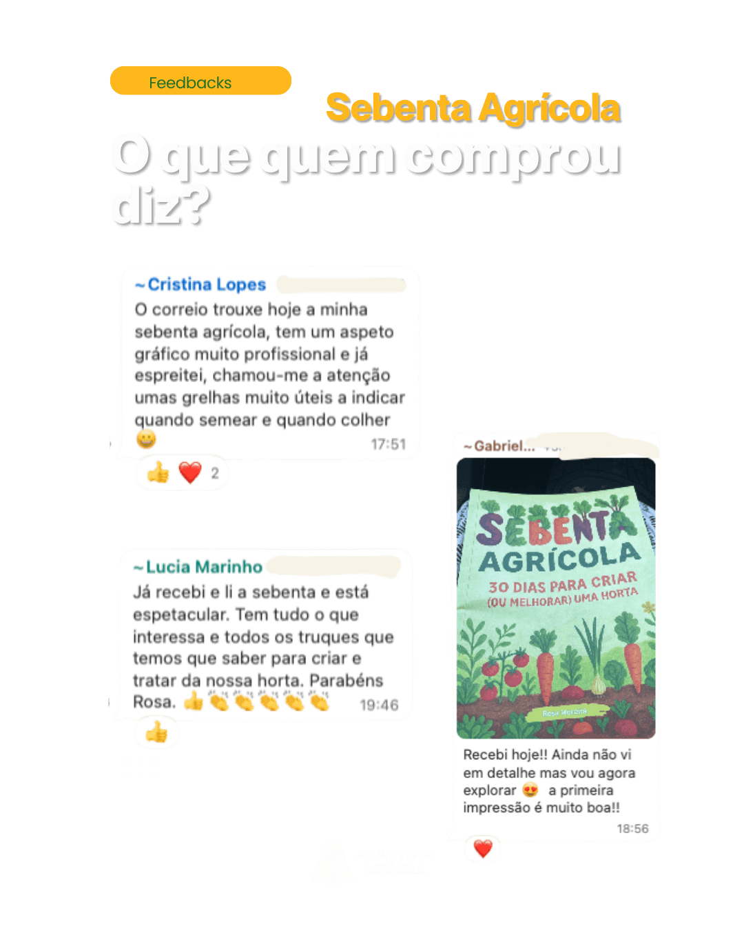 Mensagem de quem já tem a Sebenta Agrícola