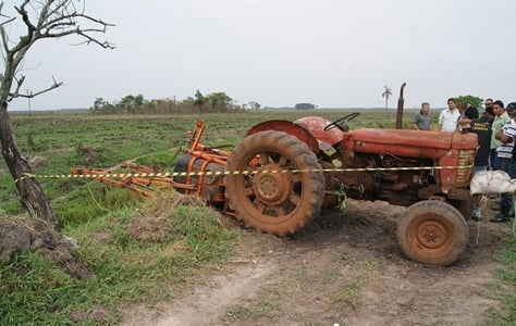  Acidentes com tratores agrícolas e florestais