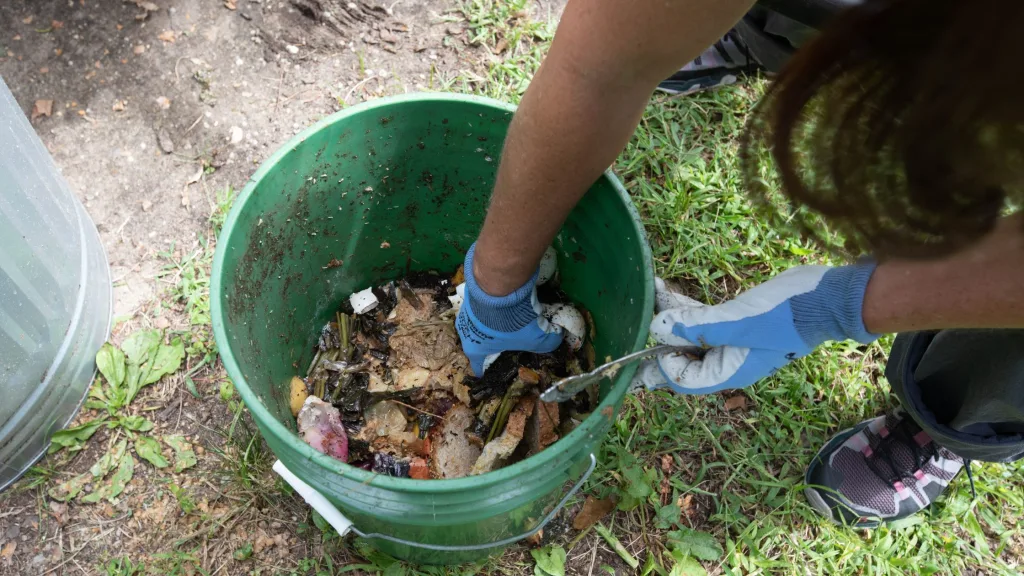 como evitar que os materiais armazenados para compostagem sejam contaminados