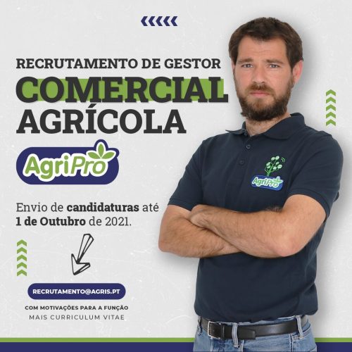 OPORTUNIDADE❗Recrutamento de Gestor Comercial Agrícola – Oeste AgriPro❗