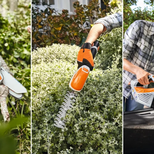 Máquinas a Bateria STIHL AS: Potência Leve para o Seu Jardim